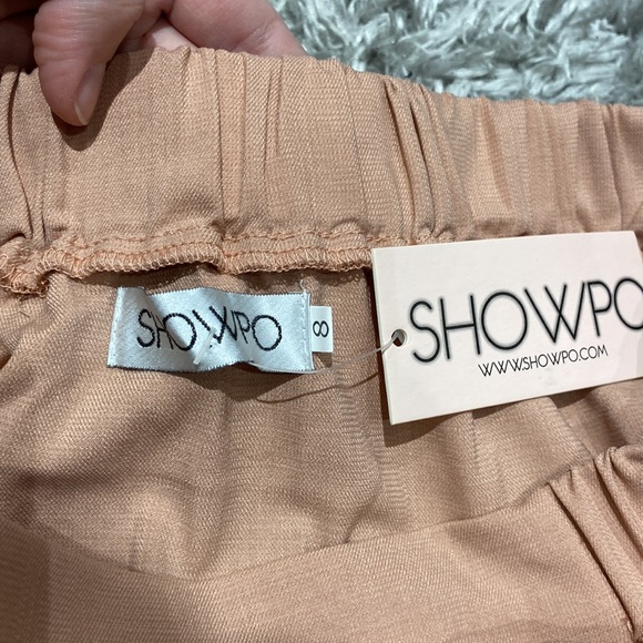 NWT Showpo Roll Away Dress in BLUSH - Picture 8 of 12